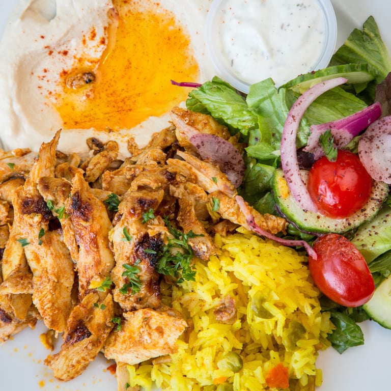 Delicious Chicken Shawarma Awaits
